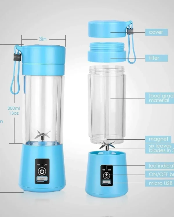 Portable Juicer Blender Six Blades